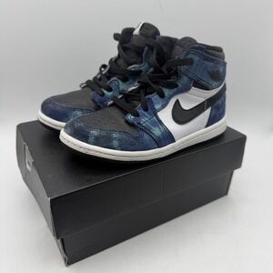 Nike Air Jordan 1 Retro High OG TD Tie Dye CU0450-100 Size 10c READ